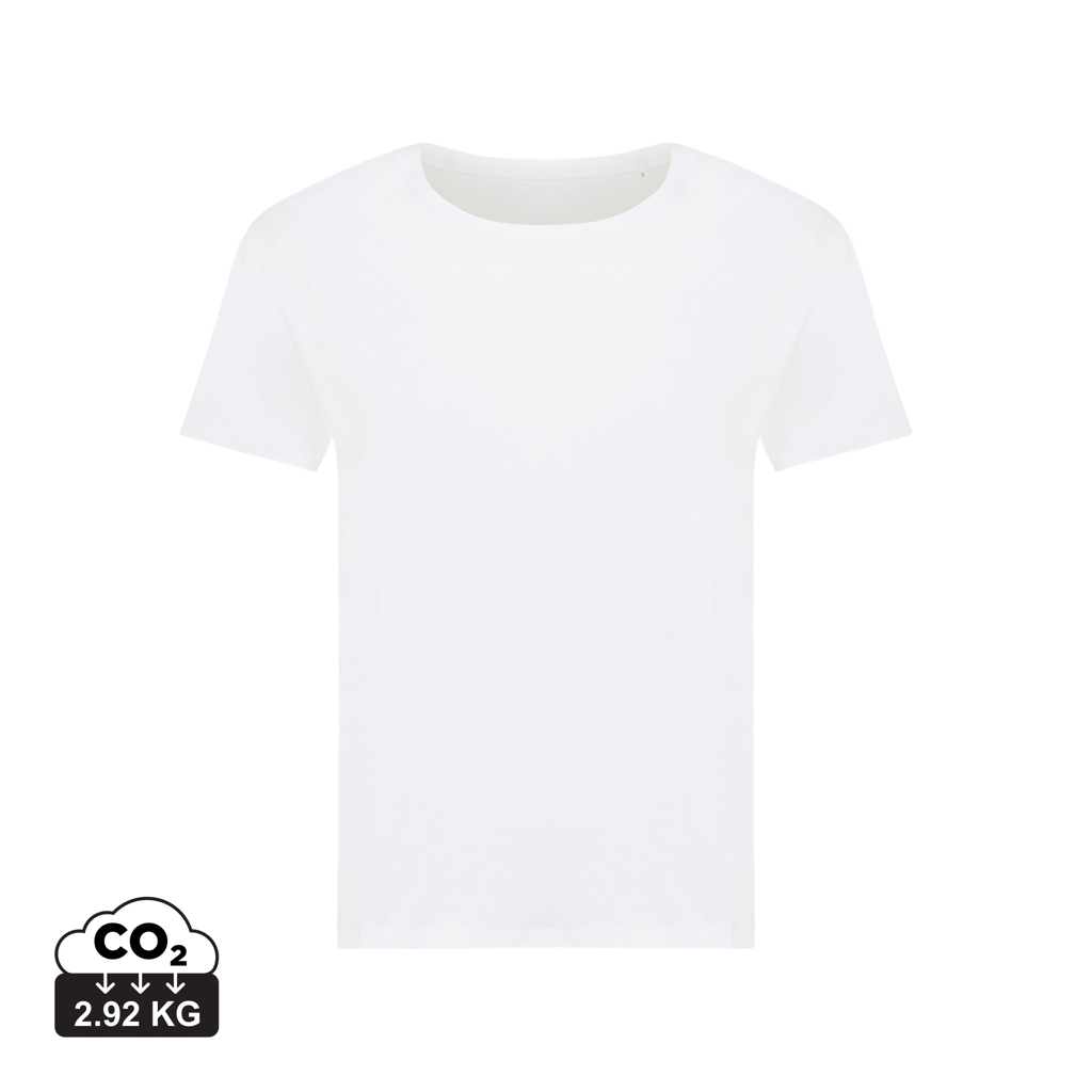 T-shirt Femme personnalisable coton bio 160g Yala Iqoniq recycled white
